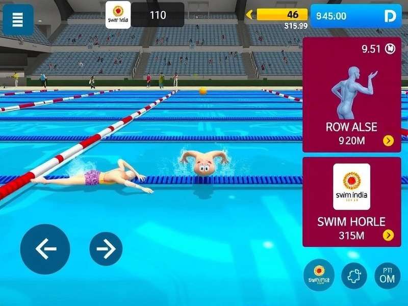 Swim India Elite Game Screenshot
